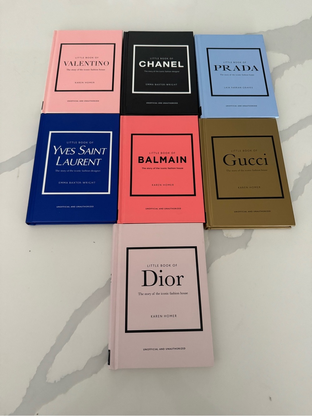 The Little Book of Fashion Houses. Size 5x7. Brand new no signs of ware